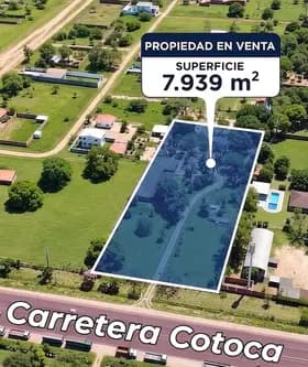 🏗️ 7.939 M² SOBRE LA CARRETERA A COTOCA | UNA OPORTUNIDAD PARA INVERTIR Y DESARROLLAR