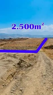TERRENO DE 2500 M2 EN VENTA